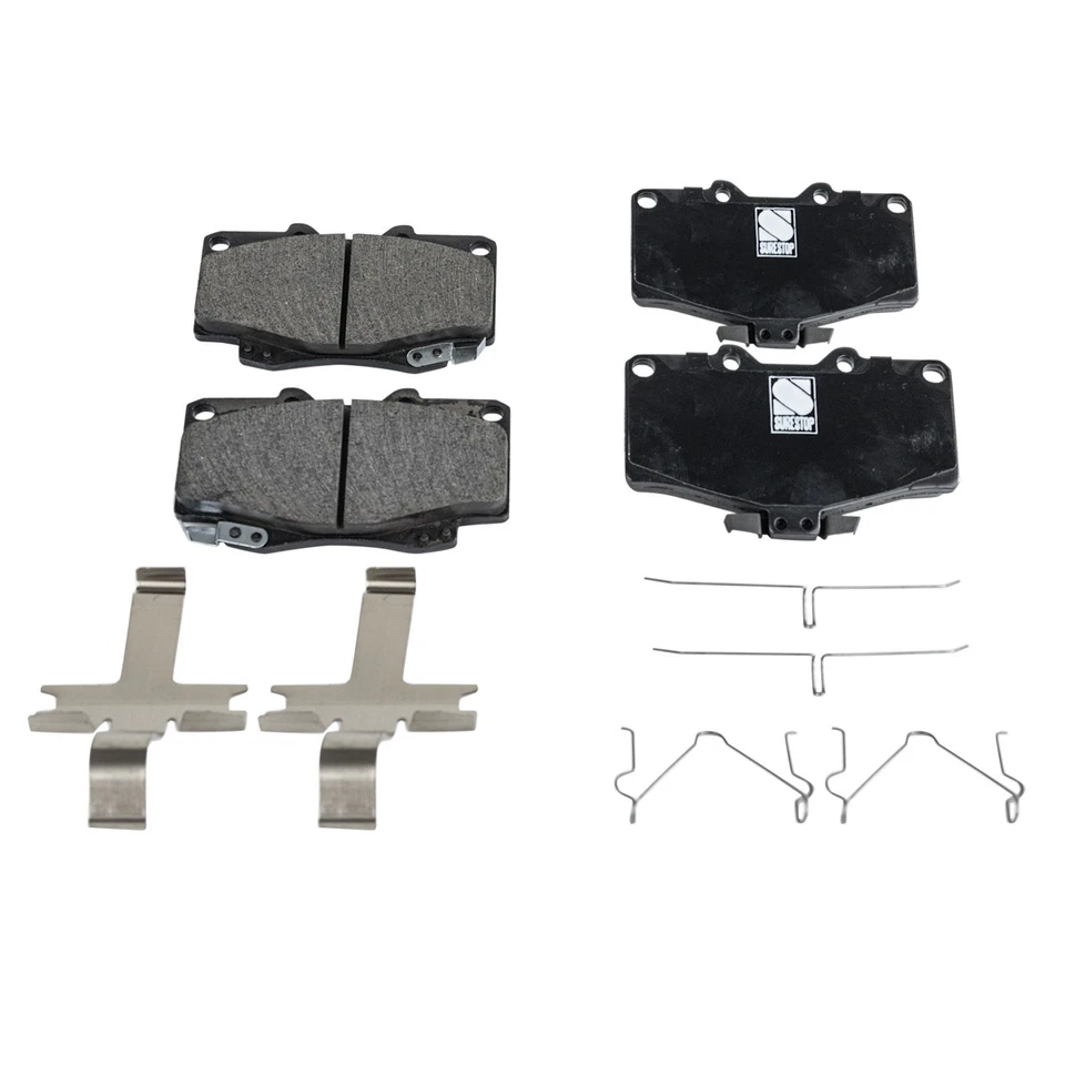 前刹车盘转子和垫套件适用于卡车 4 Runner 丰田皮卡 4Runner — 第 4/4 张图片