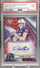 2024 Drew Allar Bowman’s Best U Auto #2/10 Red Geometric Refractor  Penn St