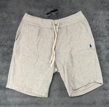 Polo Ralph Lauren Men s XL Gray Drawstring Lounge Sweat Shorts Preppy Pony