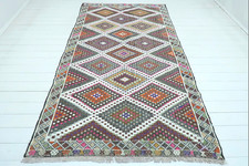 Orientalische Kelim Wollteppiche, Handgefertigter Bodenteppich Kelim, Große...
