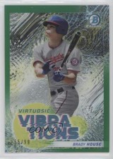 2022 Bowman Virtuosic Vibrations Green Refractor 55/99 Brady House #VV-7 0m4q