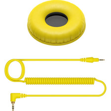 Pioneer DJ HC-CP08 Accessory Pack for HDJ-CUE1 Headphones Yellow