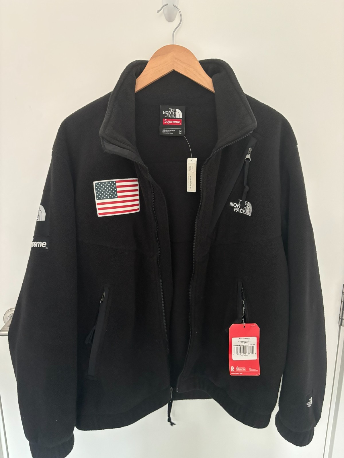 Supreme The North Face Trans Antarctica Expedition Fleece Jacket Black SS17 New