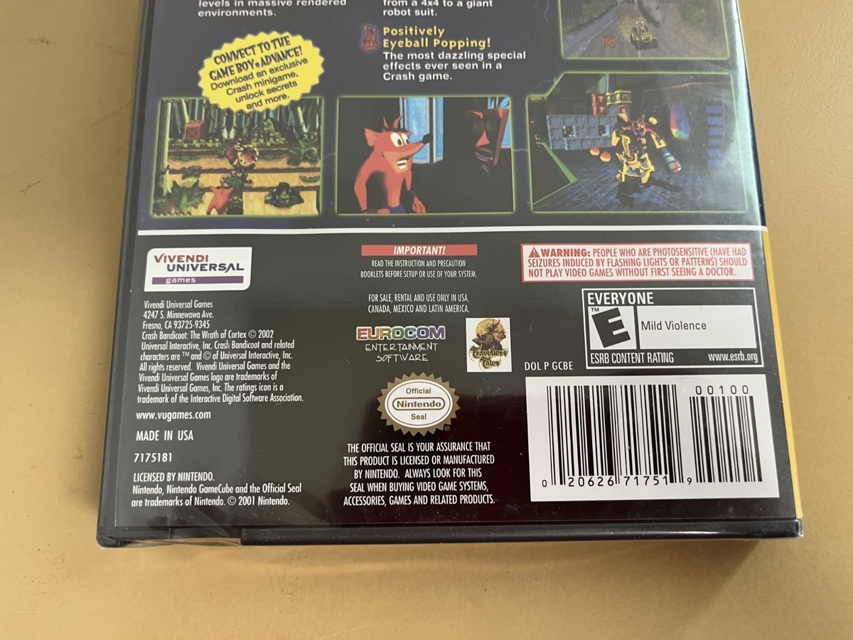 Crash Bandicoot: The Wrath of Cortex (Nintendo GameCube, 2002) for