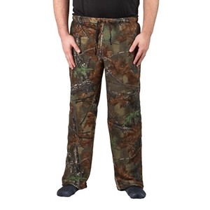 mens camo fleece lounge pants