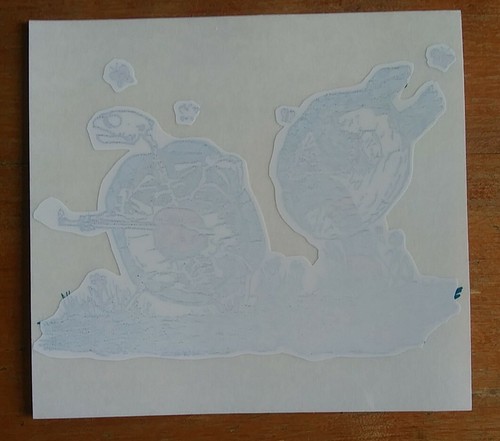 Dancing Terrapins ~ Grateful Dead Window Sticker Decal ~ Vintage OLD Stock - Picture 6 of 8