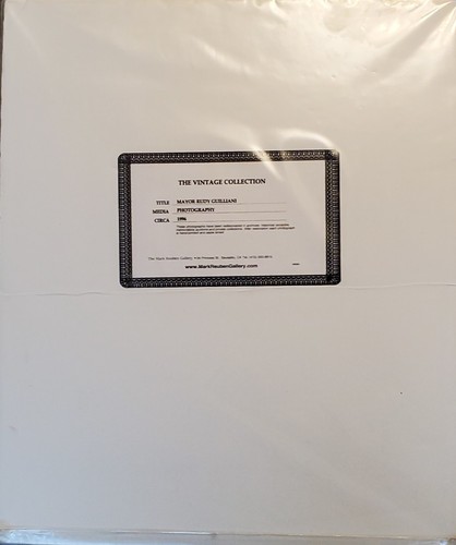 Rudy Giuliani Big Apple New York Foto Twin Towers WTC Reuben 13-1/2" x 10-1/2" - Bild 7 von 13