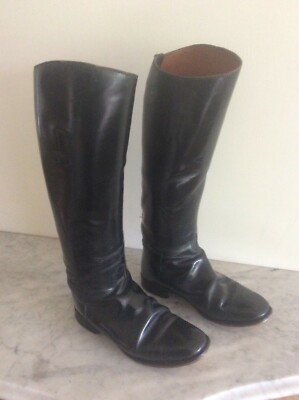Vintage Pre Loved Reitstiefel Damen Ladies UK 6 Leder Obermaterial & Sohle