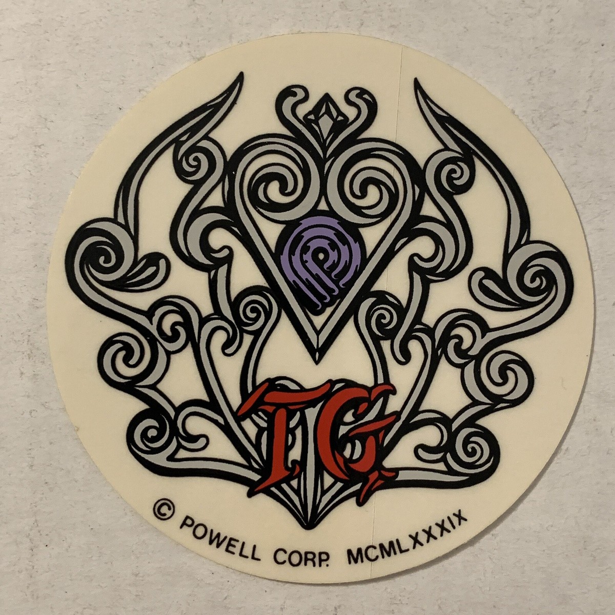 Vintage 1989 Powell Peralta Skateboards Tommy Guerrero Sticker