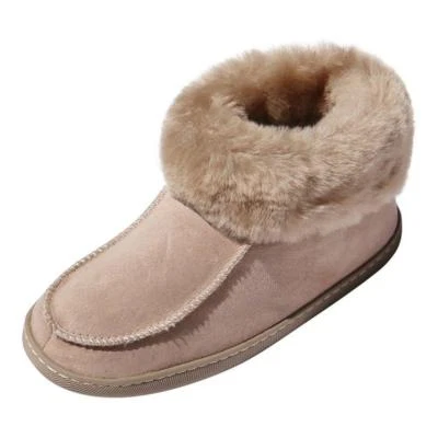 Lammfell Hausschuhe EMIL Herren Schuhe Merino Schaffell Echtleder - Bild 1 von 4
