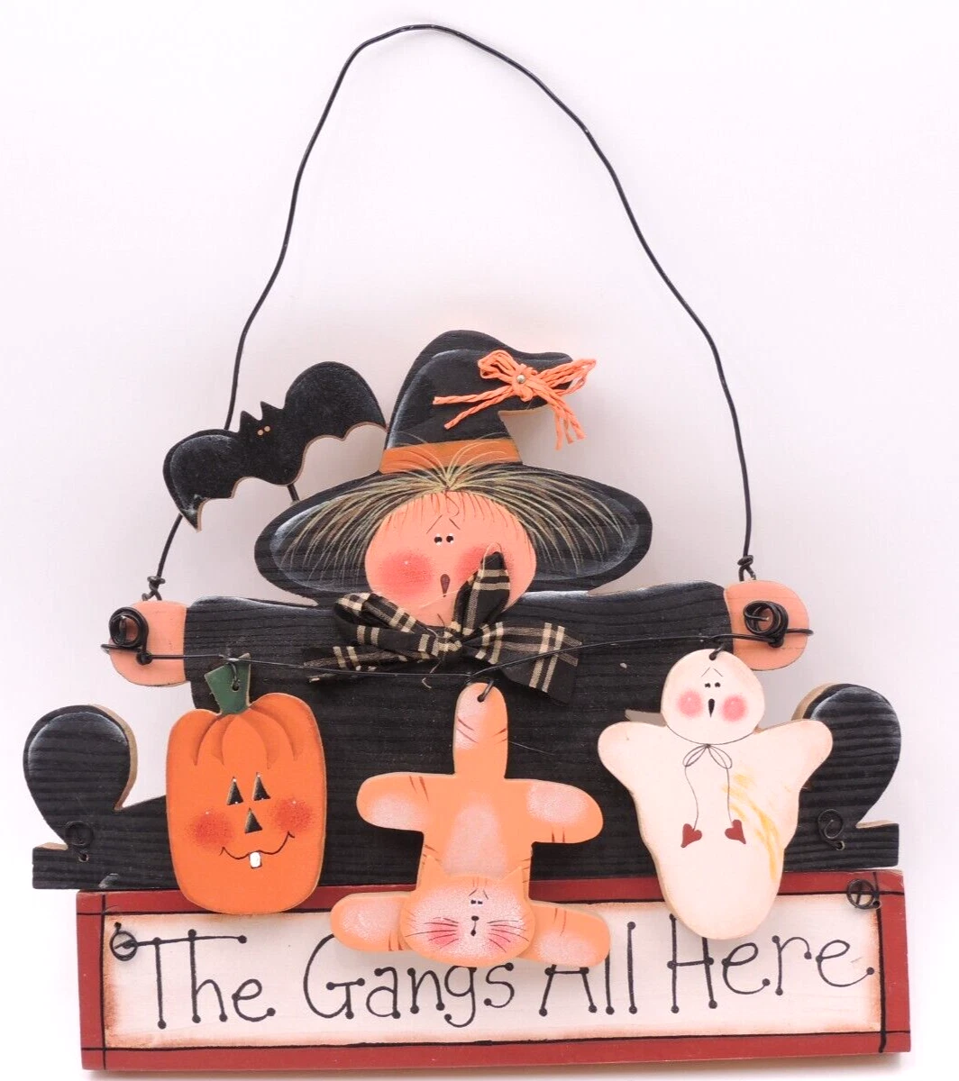 Primitives By Kathy Asciugamano Da Cucina Happy Halloween In Cotone Con Ricamo E Nappe