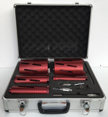 OX Tools Metal 5 Core & Accessories Case Trockenkernbohren Set Koffer