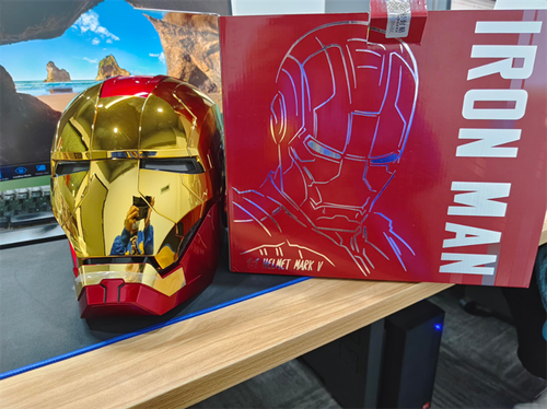 Iron Man Helm Mit Fernbedienung Iron Man Helm MK5 1:1 Lebensgroß