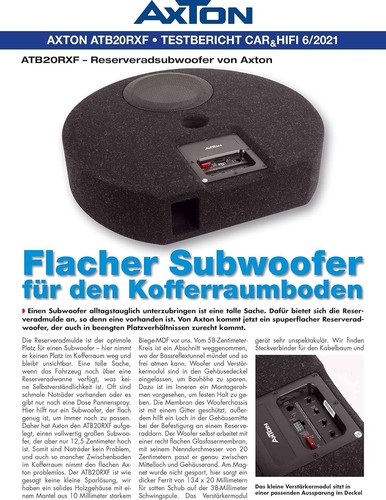 Ersatzrad Reserveradmulde Aktiv Subwoofer kompatibel mit Mercedes E-Klasse W213 - Bild 7 von 12