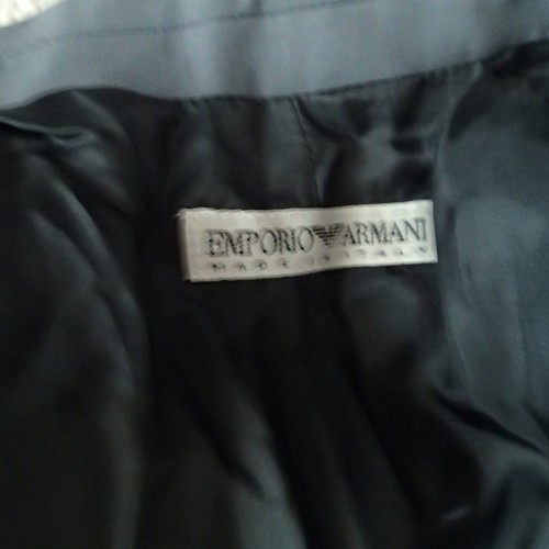 emporio armani GRAY BLAZER, Ladies Jacket, SIZE 40, wool blend stretch ar - Picture 3 of 11