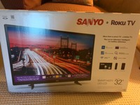 32 “ BRAND NEW SEALED Roku TV Includes 2 year warranty