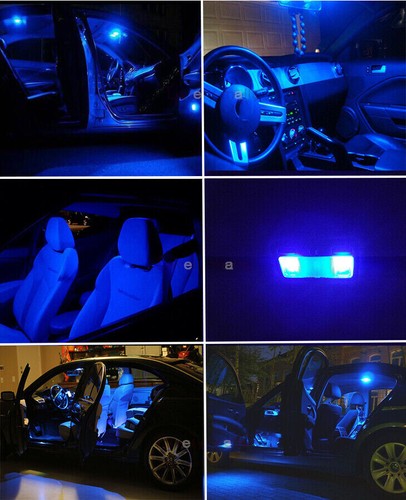 Canbus Blue Light Interior LED Package 12x for VW MKV Jetta V Sedan 2006-2010 L9 - Picture 4 of 6