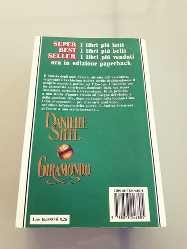 Libro - Danielle Steel - Giramondo - Sperling ROMANZO ROSA - Foto 3 di 3