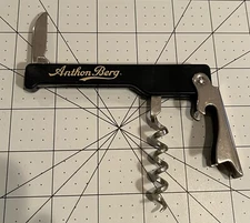 VINTAGE "Anthon Berg” Italy  BOTTLE OPENER & POCKET KNIFE CORK SCREW