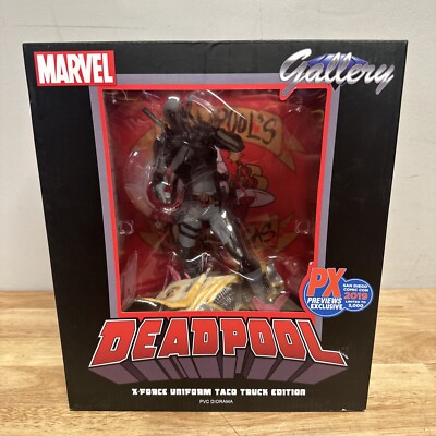 Deadpool X Force Uniform Taco Truck Edition, Gallery Exclusive,  Diamond Select