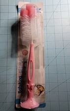 Baby King Brand: Pink  White Suction Base Bottle Brush - New With Free Shipping