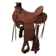 Signature Series Roughout Roper Saddle Back Cinch Full QH Bars 15" 16" 17" NEW