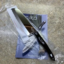 Cutco #1766 Santoku Chef Knife Classic Black 7” Sharp! New Open Pkg