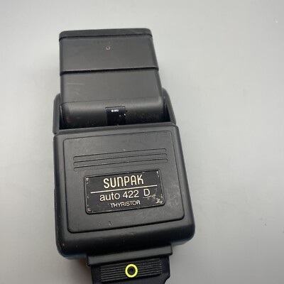 Sunpak Auto 422 D Thyristor Electronic Camera Flash Unit for Canon Camera, Works