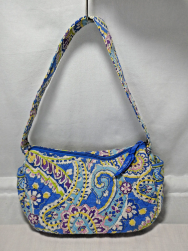 Vera Bradley Capri Blue Maggie Hobo Purse Handbag Retired Spring 2007