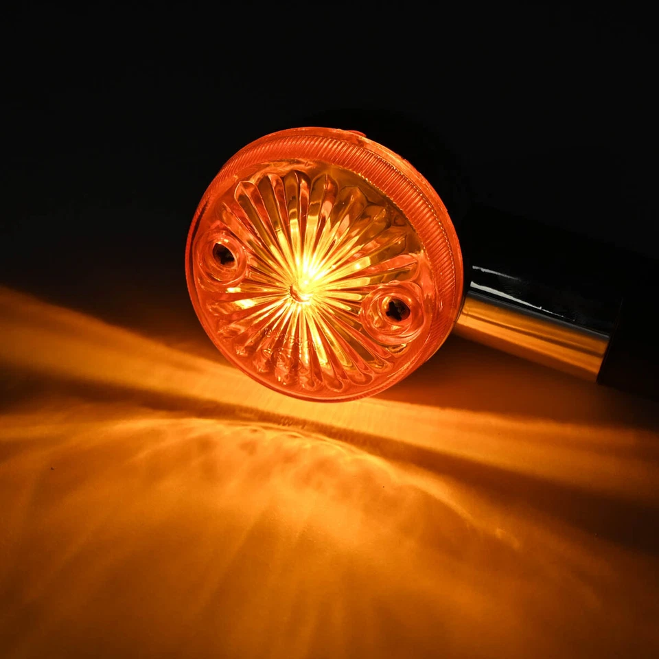 2x Turn Amber Turn Signal Light For Suzuki Boulevard C109R C50 S 40 50 83 USA - Image 4 of 4