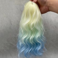 Doll's Long Wavy Hair Wigs Gradient color Wig for 1/3 1/4 1/6 BJD Fashion Doll