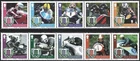 2007 Isle of Man Sg 1332/1341 Centenary of Isle of Man TT Motorcycle Races MNH