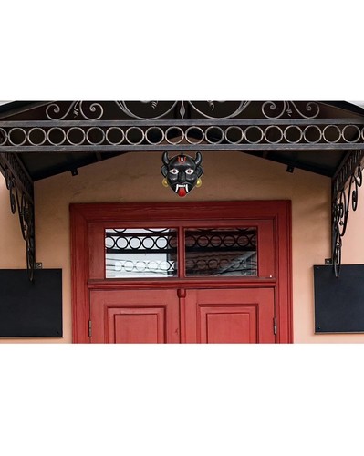 Nazar Battu Evil Eye Protector Mahakal Face MasK Wall Hanging For Home & Shops - Photo 3 sur 3