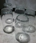 Vintage   Set of  5   Clear  Swirl  Water / Iced Tea Glasses — photo 6