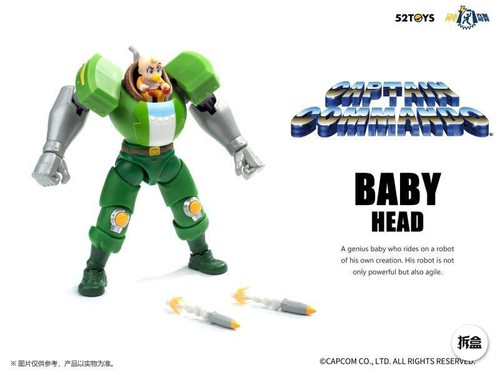 Captain Commando Mack Captain Giuzu Baby Head 3.75In Action Figures Arcade Game - Picture 26 of 28