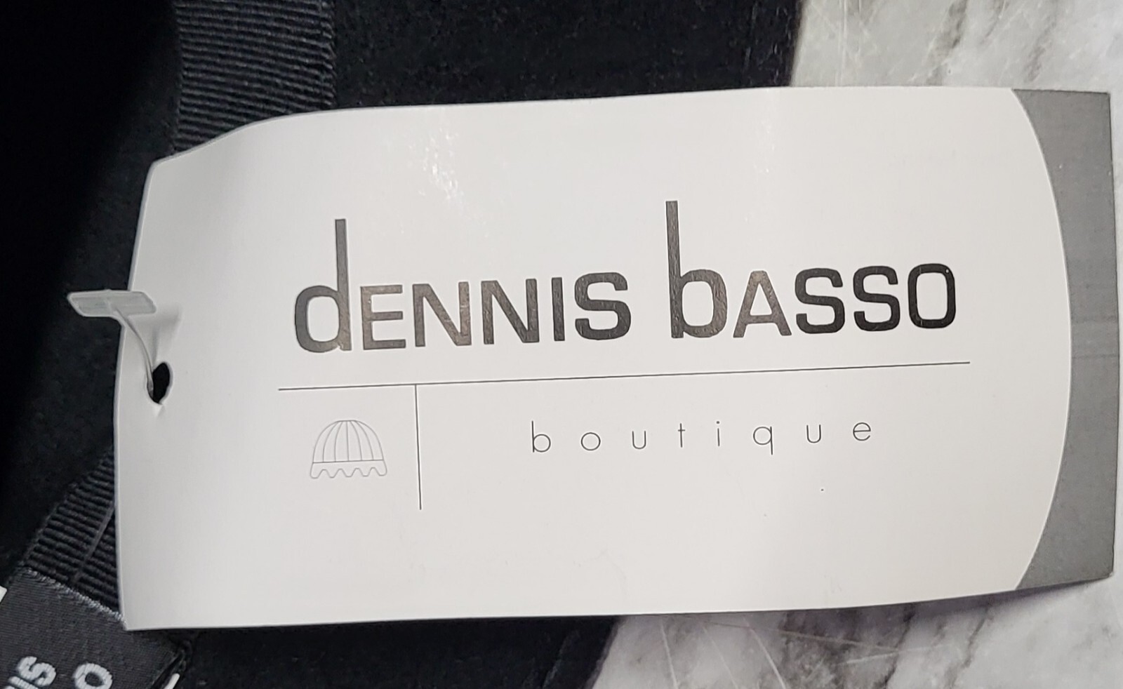 Dennis Basso Women's Hat. Black With A Band Of Faux Fur. 100% Wool ...
