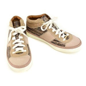 Jimmy CHOO: Beige/fard, PELLE E VITELLO-Capelli Logo Scarpe da ginnastica/Scarpe  Da Atletica SZ: 7M | eBay