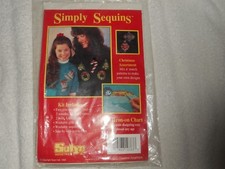 Simply Sequins Iron On Kit CHRISTMAS ASSORTMENT 6232 - 1992