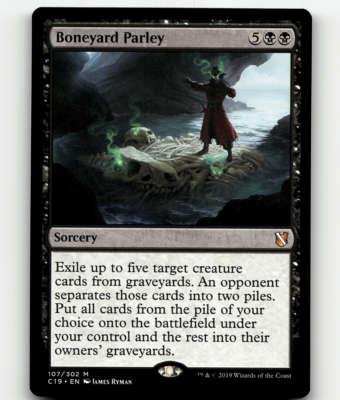MTG - Boneyard Parley - Commander 2019 MTG - Boneyard Parley - Commander 2019