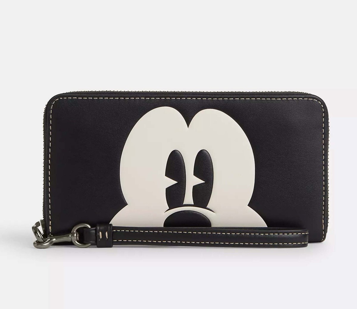 NWT Disney X Coach Long Zip Around Wallet With Mickey Mouse