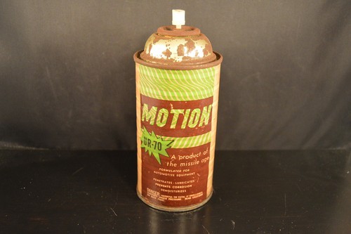 MOTION UR-70 AUTOMOBILE LUBRICANT "Product of the Missile Age" car lube auto PA - Picture 2 of 7