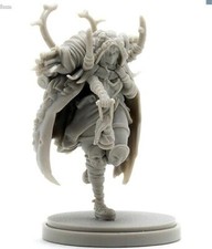    Female Warrior with Loads Kingdom Death 30mm Base Unbuild WH493