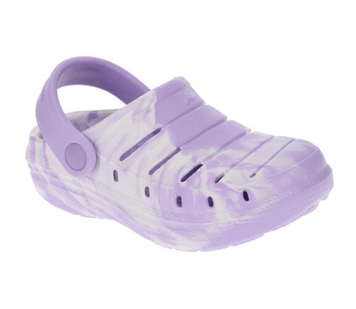 Rugged Shark Girls Size 2 Swirl Comfort Lightweight Clog Shoes • Lavender  White 723261085578 | eBay