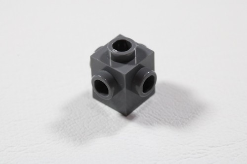 LEGO® Dark Bluish Gray Brick 1 x 1 Studs on 4 Sides MOC Parts - 20 pcs - Picture 9 of 15