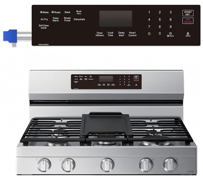 #ad DG96 00850A Range Touch Control Panel Range Membrane Switch Touchpad For Samsung $79.99