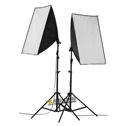 150W Continuous Lighting Soft Box Photography Studio Video w/2M Light Stand Kit - Picture 2 of 12