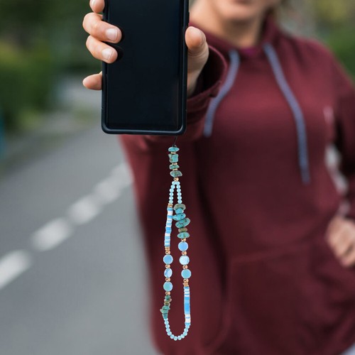 5 Pcs Handyriemen Fräulein Schlüsselband Mit Telefonanhänger Handyperlenband - Zdjęcie 9 z 12