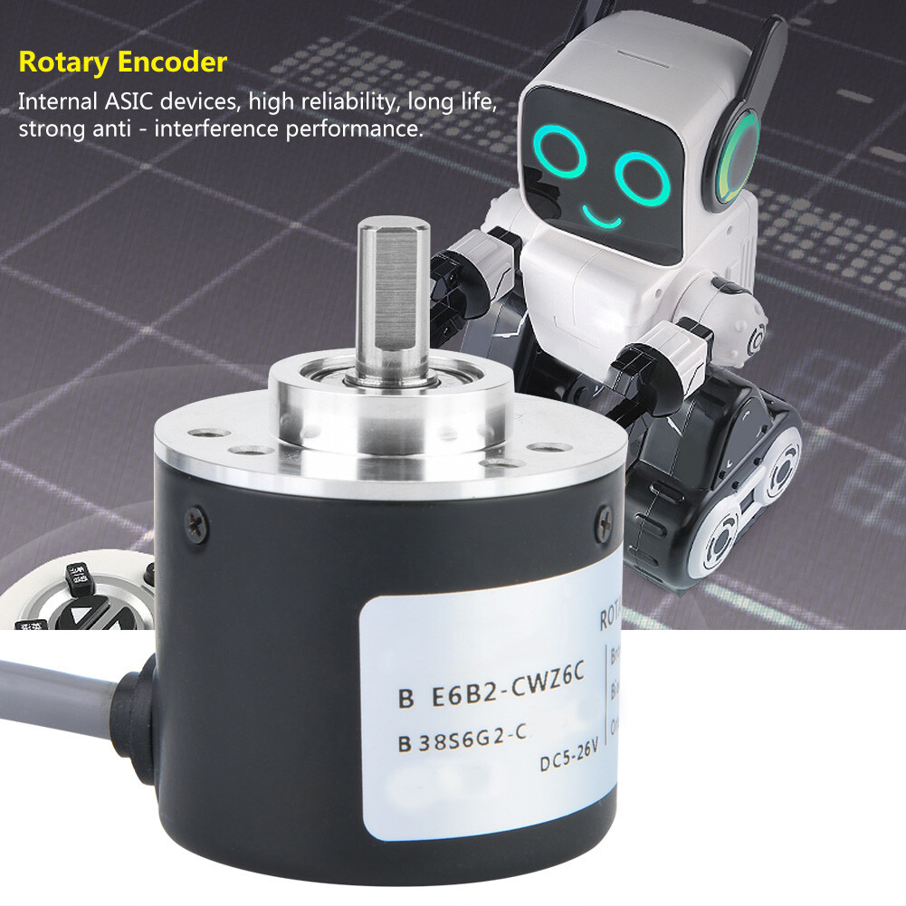 Encoder Rotativo Incrementale E2B2-CWZ6C 600P/R - DC5-24V, Anti-interferenza, Per Automazione