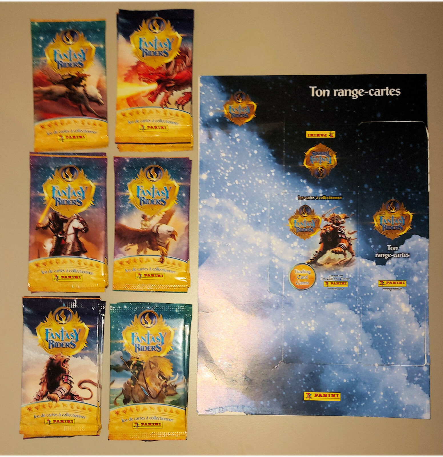 PANINI TRADING CARDS - FANTASY RIDERS SERIE 1 (2018) 20 BOOSTERS FRENCH ED