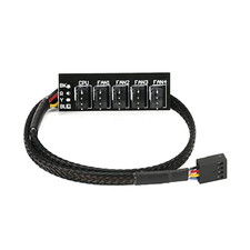 4-Pin PWM PC Fan Hub PC 5 Way Splitter 1 to 5 Splitter 5 Way PC Case Internal Mo